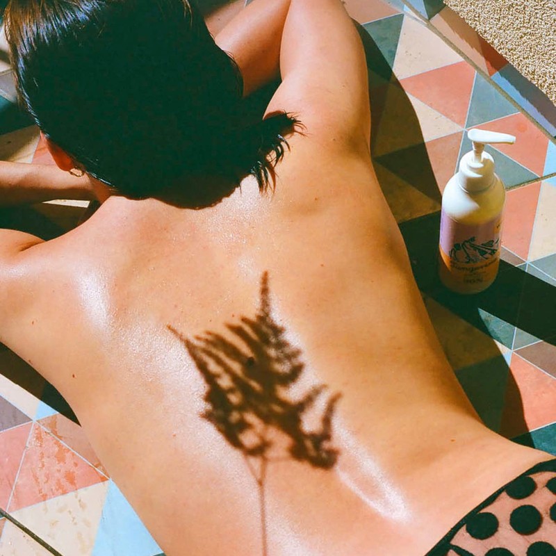 YOPE Natural Body Lotion Mandarin and Raspberry