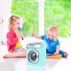 None Simulated Washing Machine Toy Kids Washer Dryer Playset Washer