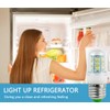 YEGRUEB KEI D34L LED Refrigerator Bulb Replacement, Fit for Frigidaire
