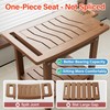 YEFU Shower Chair for Inside Shower: 21" Oversized Non-Slip Waterproof