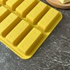 Gold Bar Silicone Mold, 10-Cavity Design, 2-Pack Baking Molds for