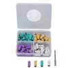 60pcs Nail Sanding Bands with Mandrel Bit Manicures Tool Professional