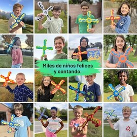 Divertido boomerang para niños, suave y fácil de usar, juguetes al aire libre para niños o adultos, el mejor regalo para niños y niñas de 6, 7, 8, 9, 