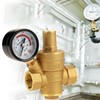 Water Pressure Regulator Valve, DN15 Brass RV Adjustable Water Pressure