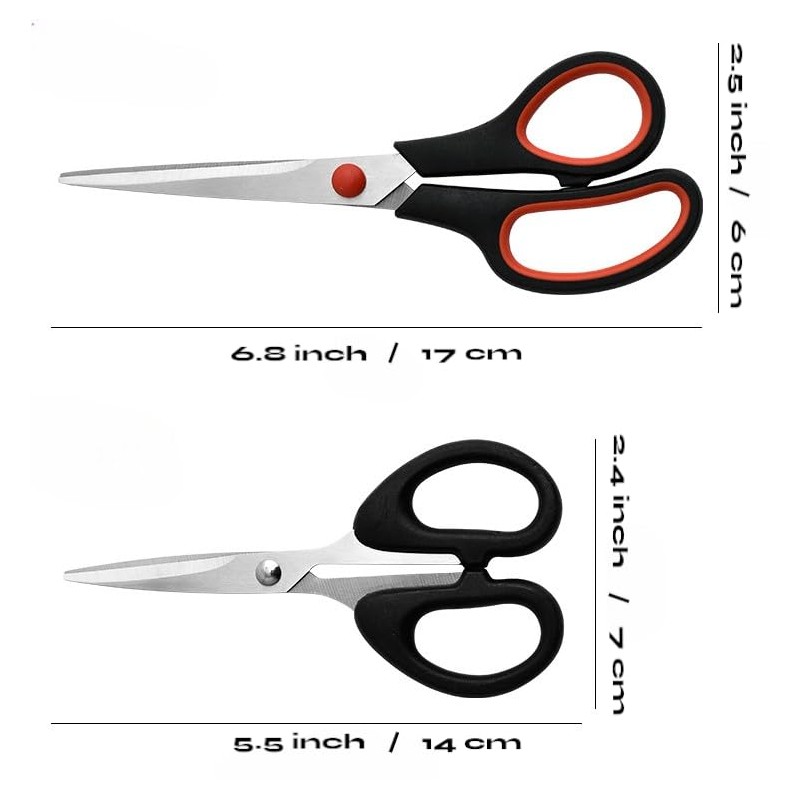 Heavy Duty Multifunctional Kitchen Scissors Set – Sharp Stainless Steel
