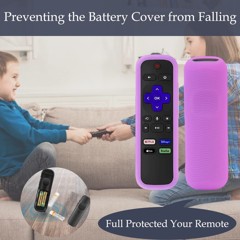 Silicone Protective Controller Sleeve for Roku | TCL Hisense Roku