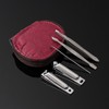5-Piece Nail Grooming Kit: Cuticle Clippers, Pusher, and Tweezers Ear Pick 2ea