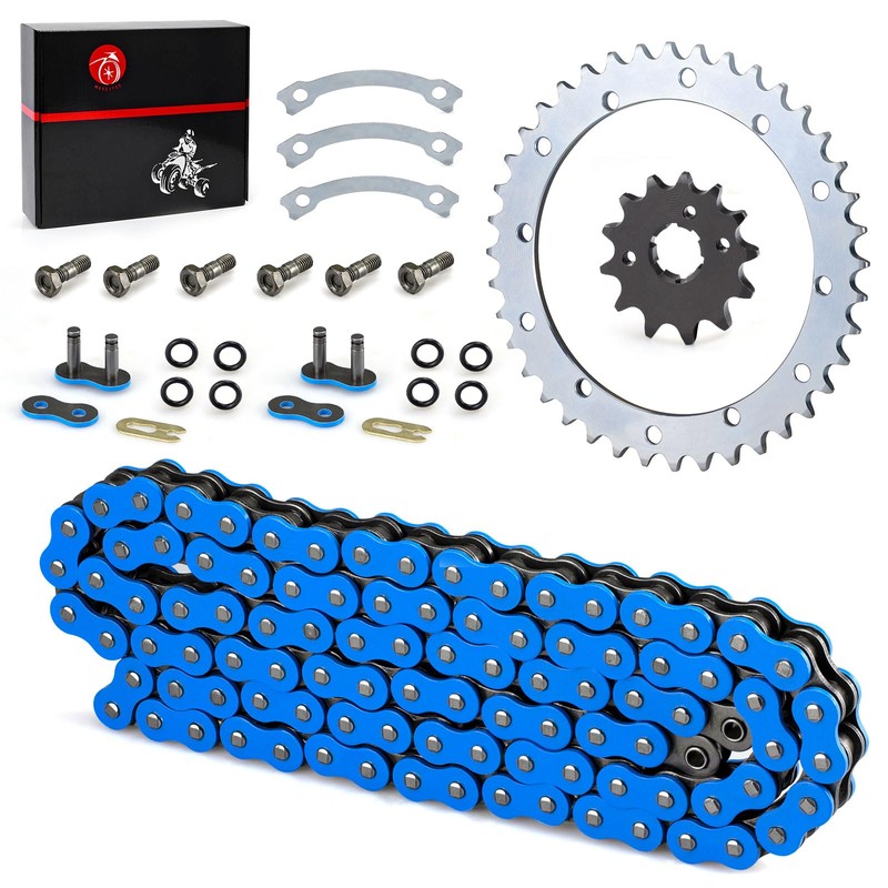 Heavy Duty O-Ring Drive Chain And Drive Sprockets Kit Compatible