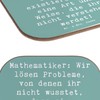 Mr. & Mrs. Panda Coaster Saying Mathematiker: Wir lösen Probleme,