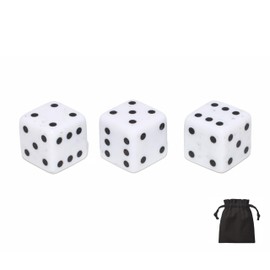 Set of 3: 0.5 inch (12 mm) 456 Dice Chinchillos