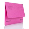 Railex Pocket Folder Foolscap Document Wallets - Cerise Folders for