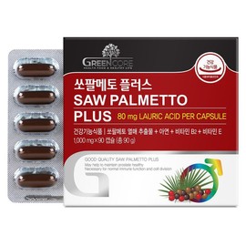 Greencore Saw Palmetto Plus, 1 box, 90 tablets / 그린코어 쏘팔메토 플러스, 1박스, 90정