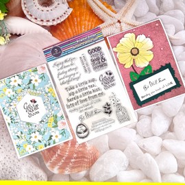 Alinacutle Get Well Soon - Sellos de silicona para manualidades de papel, álbumes de recortes y tarjetas hechas a mano