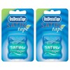 Satin Dental Flossing Tape 25m, Mint Flavoured, Wide Ribbon Design,