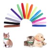 Fabselection Pet Identification Collars, Set of 15 Colors Newborn Pet