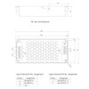 WITTKOWARE RSD-60G-24 DC/DC Converter with 1U Metal Housing and Screw