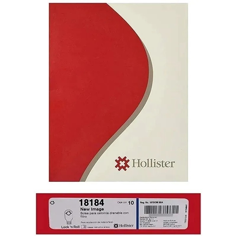 Bolsa Drenable Hollister 18184 para Ostomía (70 mm) 🛡️