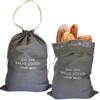 Sato store Bags for Homemade Bread - Reusable Bread Storage
