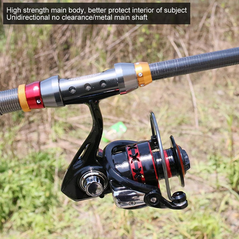 Metal Spool Spinning Wheel Sea Fishing Grip Unidirectional No Clearance