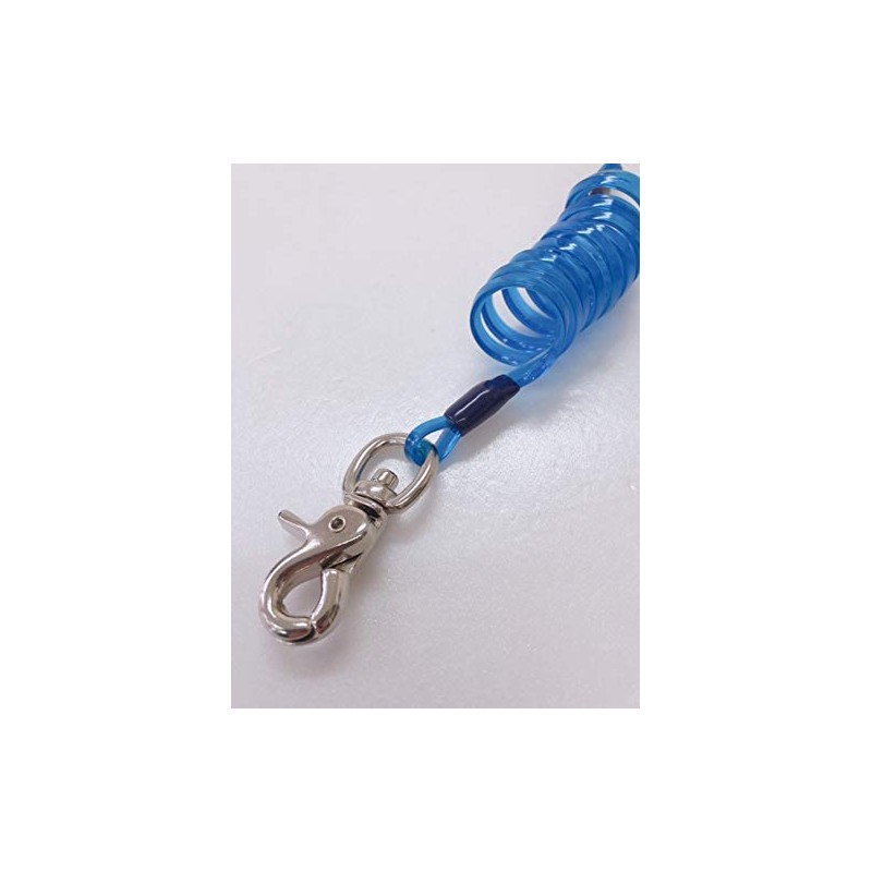 LLB Sports Coil Cord with Carabiner L Length 8.7 inches