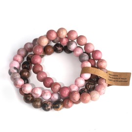 3 PCS Healing Crystal Bracelets for Women 8mm Natural Stone Beaded Stretch Bracelet Turquoise Jewelry Gifts