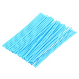 36 pcs Universal Wheel Rim Spoke Covers Wheel Spoke Protector Kit Motocross Rims Spoke Wraps Skins Cover Road Guard Wraps Coats(Light Blue)