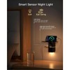 Wall Outlet Extender with Shelf and Night Light,Surge Protector,USB Wall