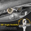 YIYEIE 14 * 15 mm Extra Long Flex-Head Ratcheting Wrench,