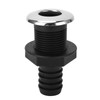 25mm Thru Hull Fitting Nylon Impact Resistance Leakproof Long Lasting