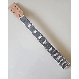 Electric Guitar Neck 24.75 inch 22 fret Maple Neck Rosewood Fretboard Guitar Neck Replacement Set in Heel DIY guitar project (standard style)