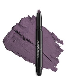 Color Mirror Cream Waterproof Hypoallergenic Eyeshadow Stick, long wear Metallic Glitter Matte Eye Shadow Pencil With Makeup Brush, Eye Brightener, 67 Amethyst Matte