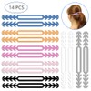 14 PCS Mask Extension Strap Muti-Coloured Face Strap Hook Ponytail