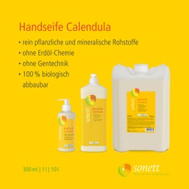 Sonett hand soap Calendula (Refill Bottle), Sonett Han, 1L [Misc.]