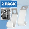 IMPRESA [2 Pack] White Cooler Lock Bracket for Yeti and