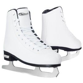 BASYNOL Nattork Womens Figure Ice Skates,Recreational Ice Skates with Stainless Steel Blade,Lace Up Adult Figure Skate Ice Hockey Skates for Outdoor,Figure Ice Skate Shoes for Youth and Adult