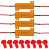 4Pcs 50W 6ohm Load Resistors Fix LED Bulb Hyper Flash/Error