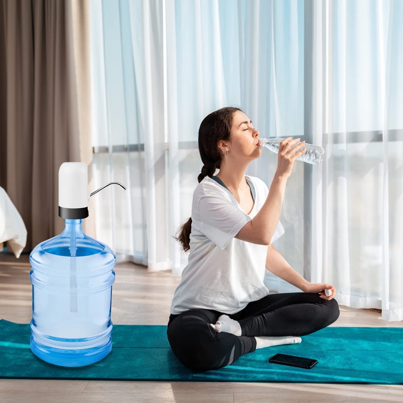 Water Bottle Dispenser, Water Pump for 5 Gallon Bottles, USB