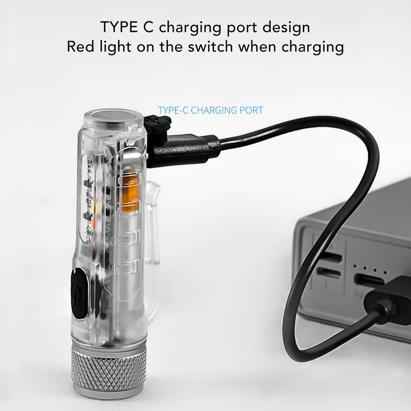 Strong Light Mini Keychain Flashlight Outdoor Portable Super Bright Multifunction