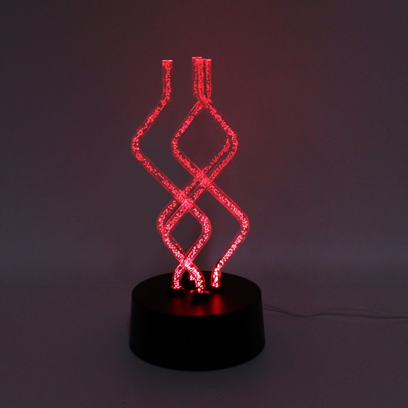 Bubble Color Changing LED Table Lamp Dancing Rotary Stick Lamp