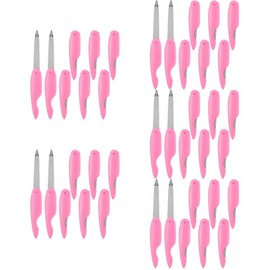 Healvian 40pcs Metal Folding Nail File Double-sided Polishing Tools for Fingernails Toenails Manicure Files for False Nails