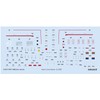 Eduard 1/32 Mitsubishi A6M2 Zero Ship Fighter Data Stencil Decal