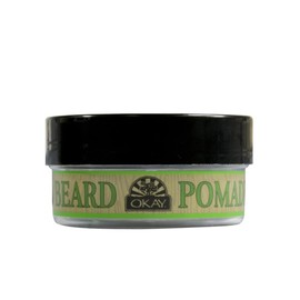 OKAY Men's Super Hold Beard Pomade, 2 Ounce