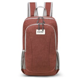 G4Free 10L Backpack Lightweight Small Daypack Travel Shoulder Backpack Daypack for Men Women, brick red