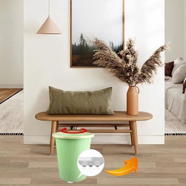 YadklDrnE Self Adhesive Caster Wheels 8Pcs - Stainless Steel Ball Bearings | 360 Degree Swivel Wheels for Kitchen Appliances, Small Furniture, Storage Boxes, and Trash Bins futi-01 (Suit-8)