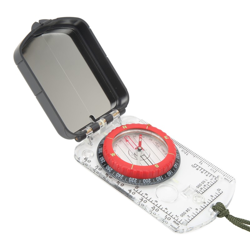 Multifunctional Card Compass Portable Map Directional Compass Outdoor Adventure Equipment