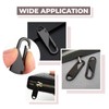 10pcs Black Metal Zipper Pulls Durable Replacement Zipper Tabs for