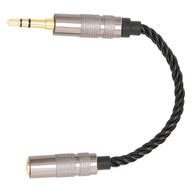 3.5 Male to 2.5 Female Adapter Portable Silver Plated Copper