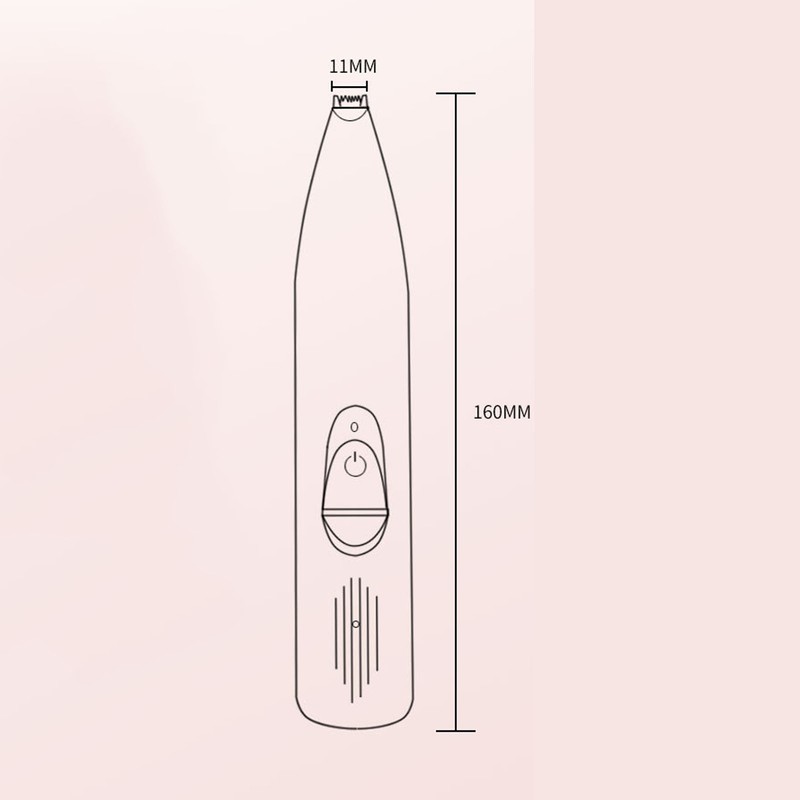 Pet Paw Hair Trimmer Rechargeable Low Noise Electric Dog Cat
