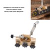 Chainsaw Sharpener Portable Lightweight Hand Crank Chain Sharpening Jig for