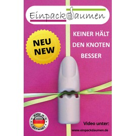 Wrapping thumb - wrapping gifts and tying knots made easy!